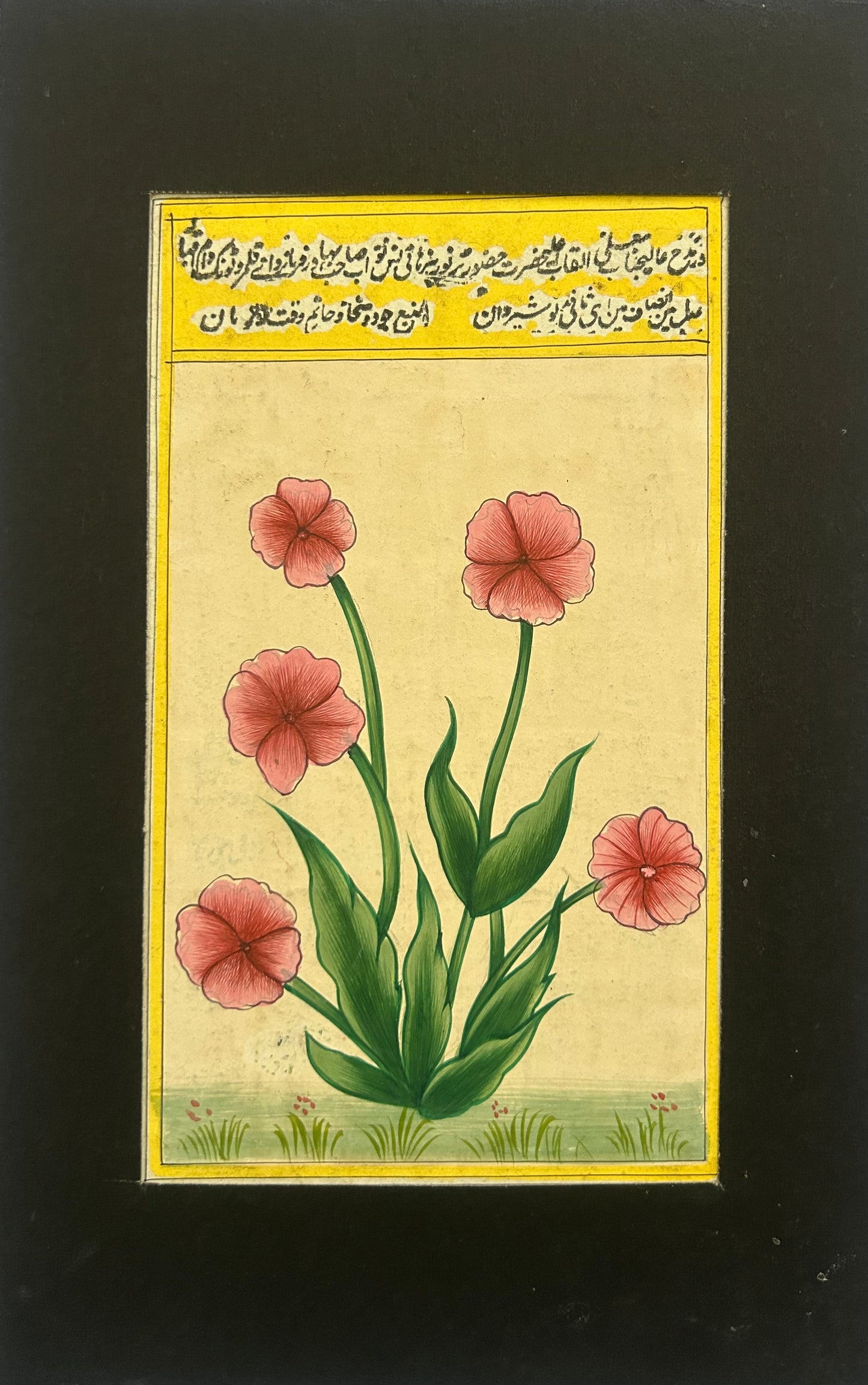 Hand-painted  Miniature flowers