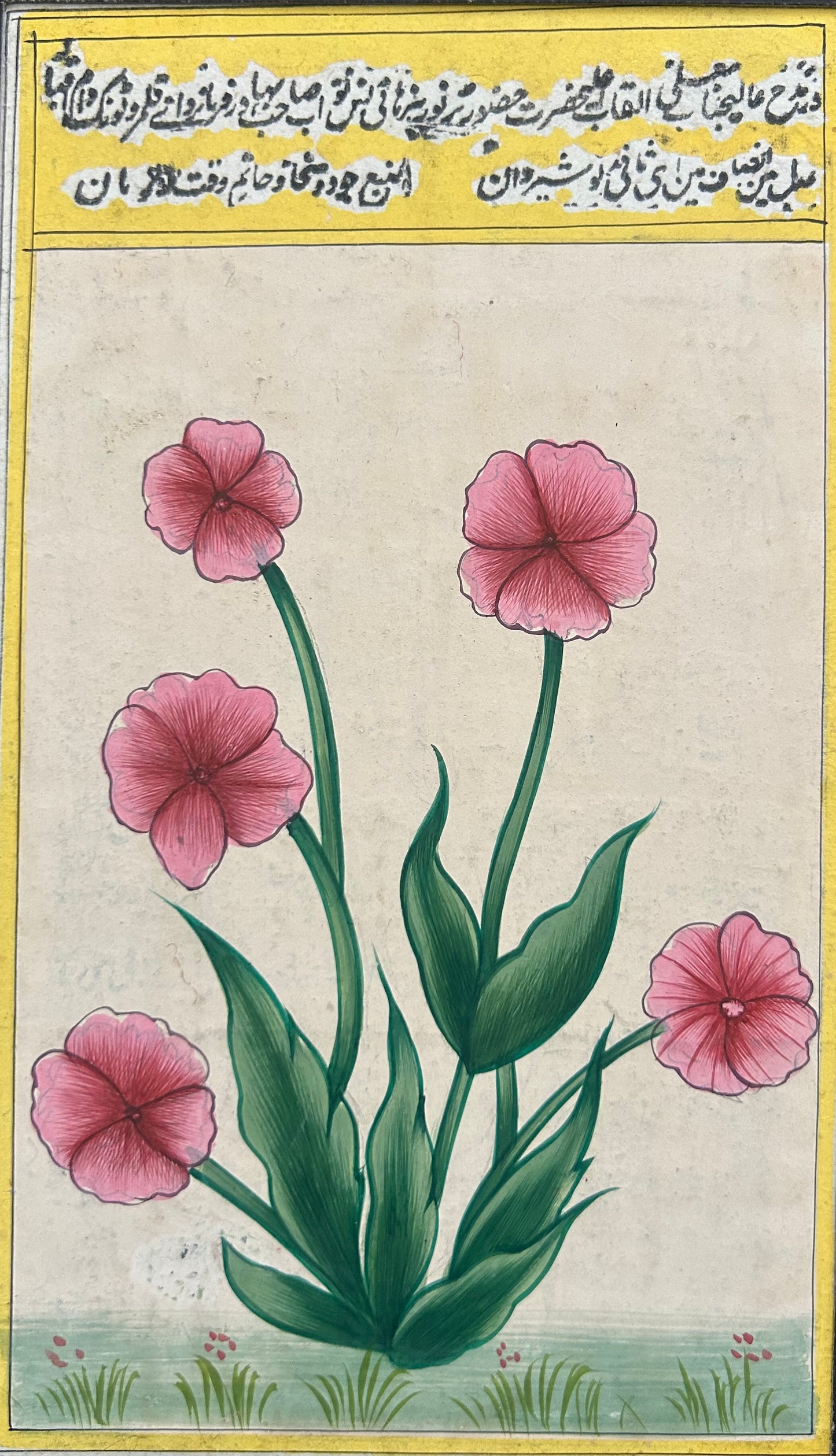 Hand-painted  Miniature flowers