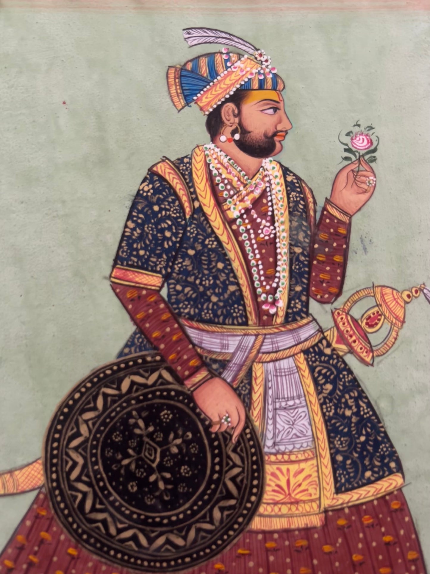 Mughal Miniature portrait