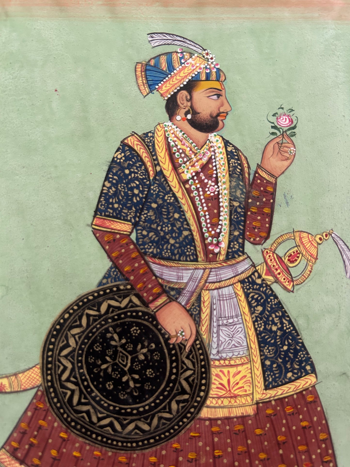 Mughal Miniature portrait