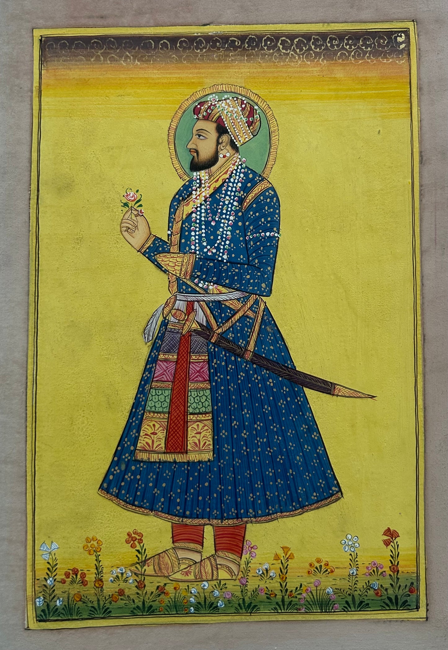 Mughal Miniature portrait