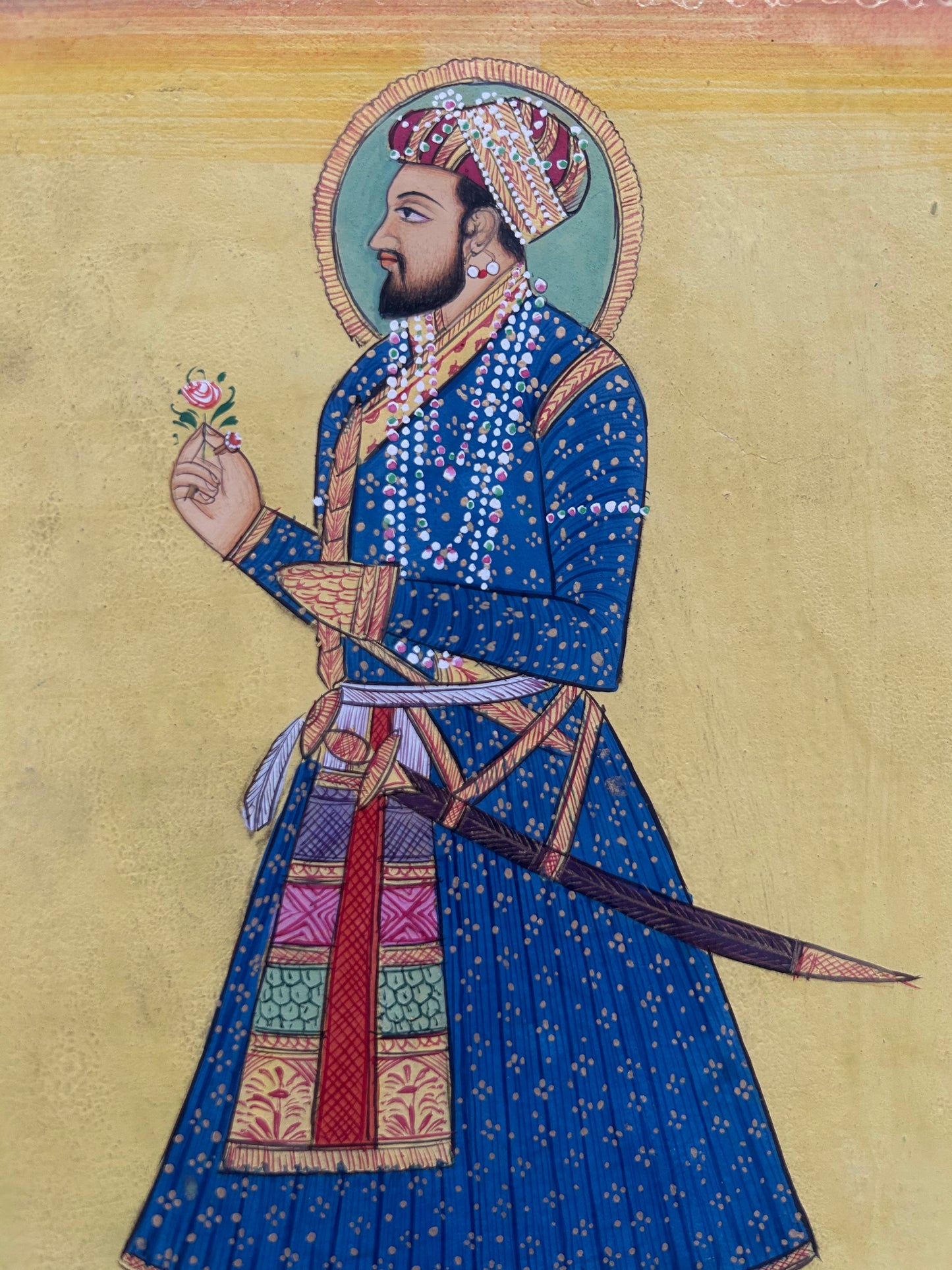 Mughal Miniature portrait