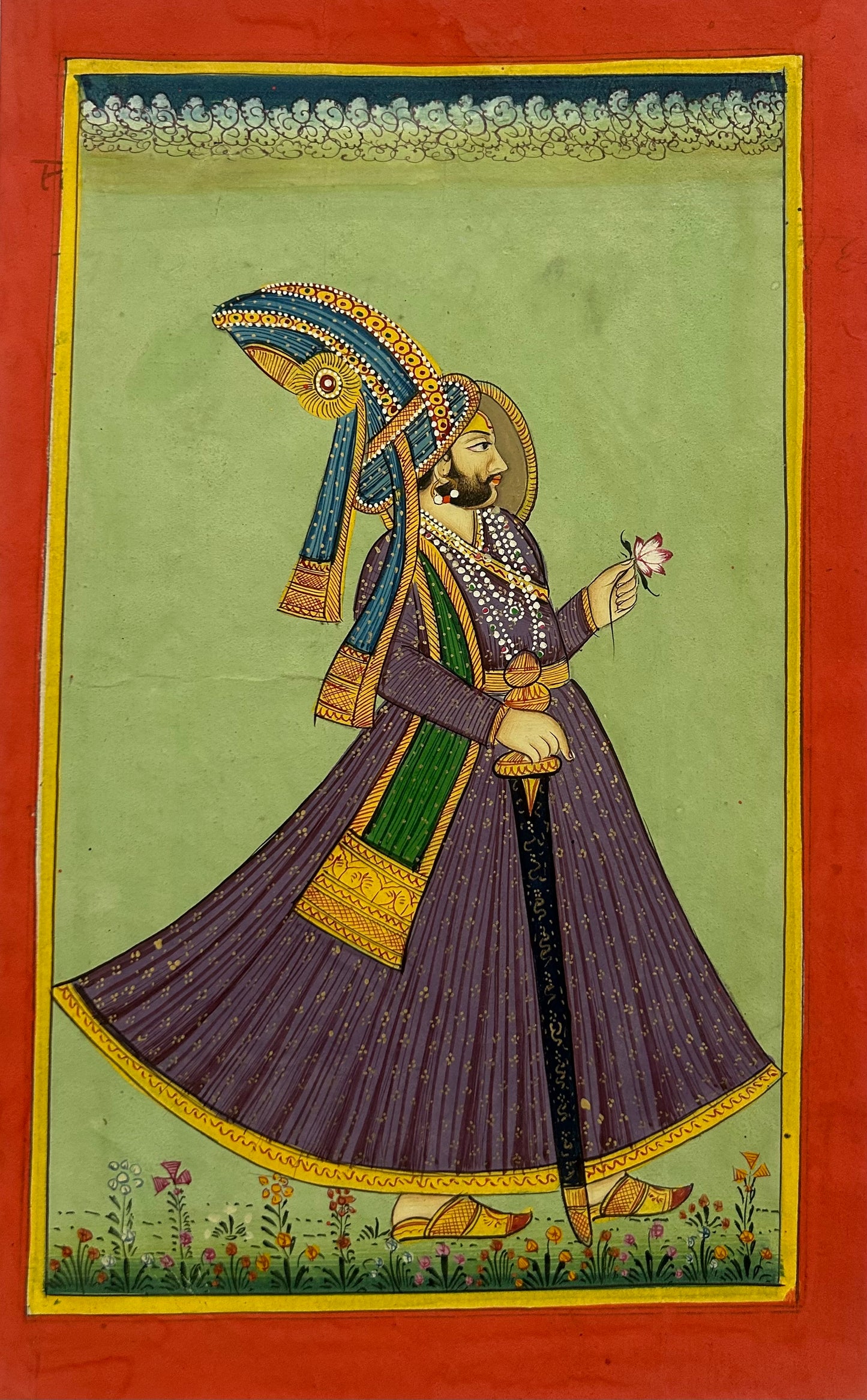 Mughal Miniature portrait