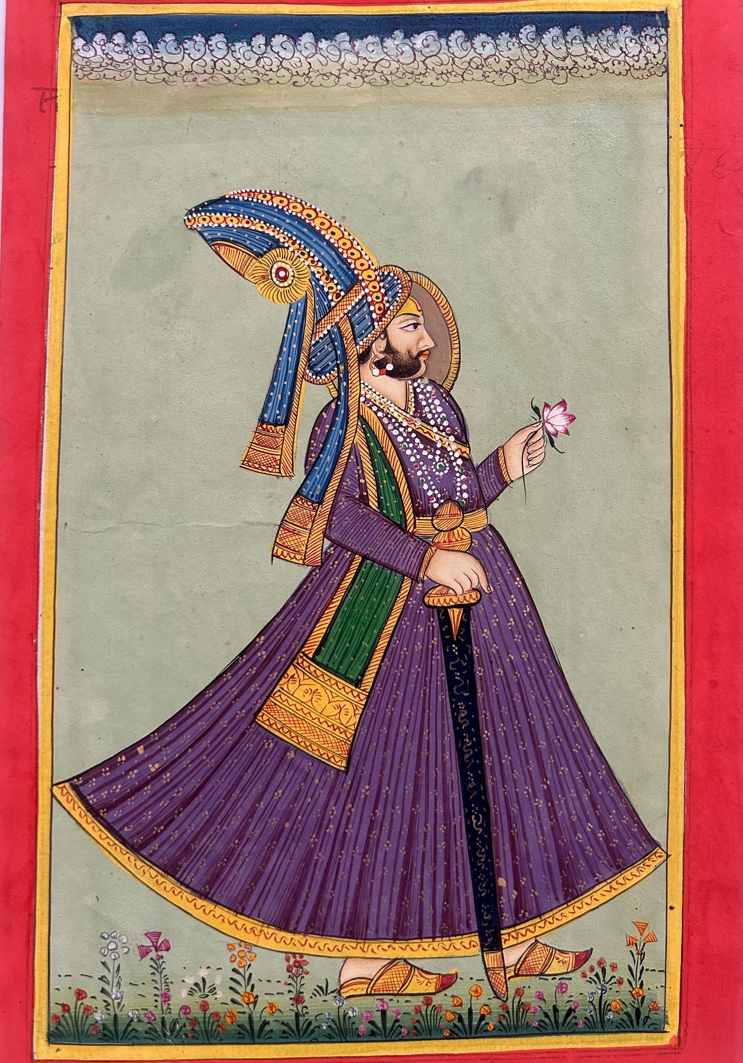 Mughal Miniature portrait