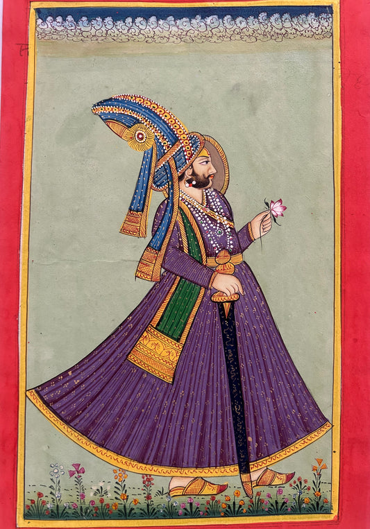 Mughal Miniature portrait