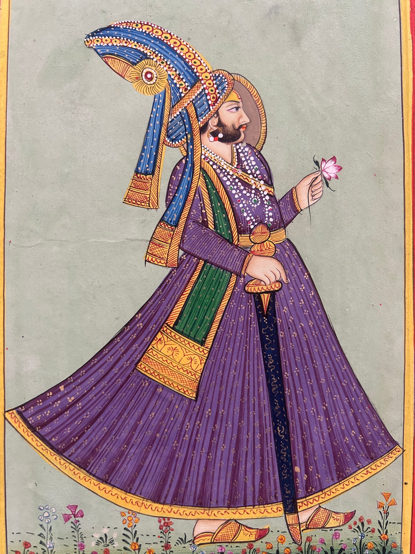Mughal Miniature portrait