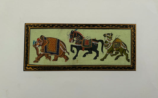 Indian Miniature Animal Painting