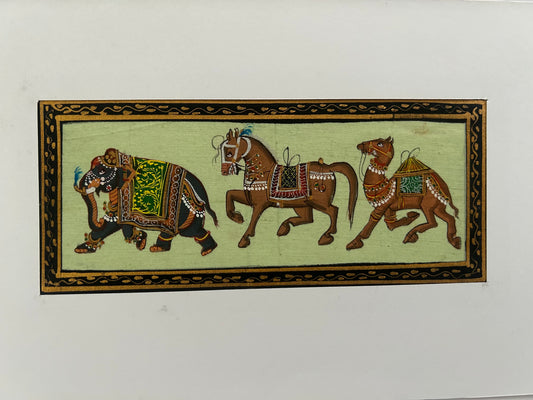 Indian Miniature Animal Painting