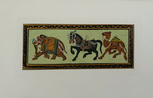 Indian Miniature Animal Painting