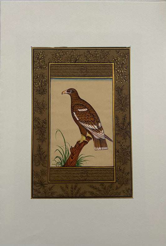 Miniature bird painting