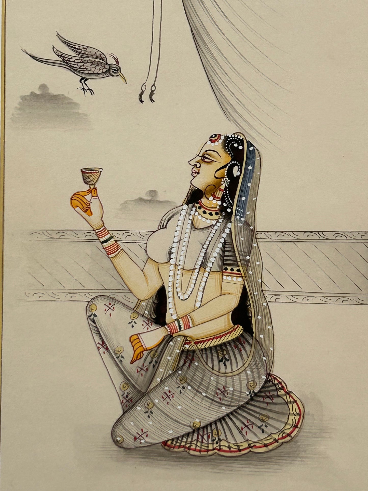 Mughal Style Nayikas or court Ladies