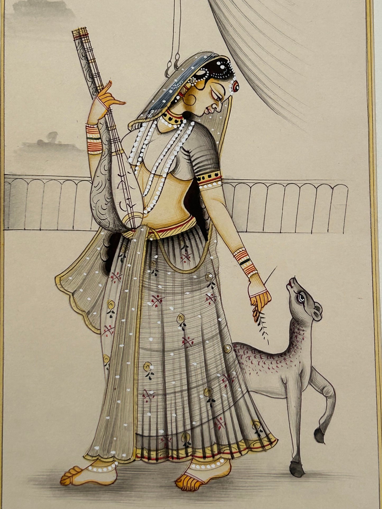 Mughal Style Nayikas or court Ladies