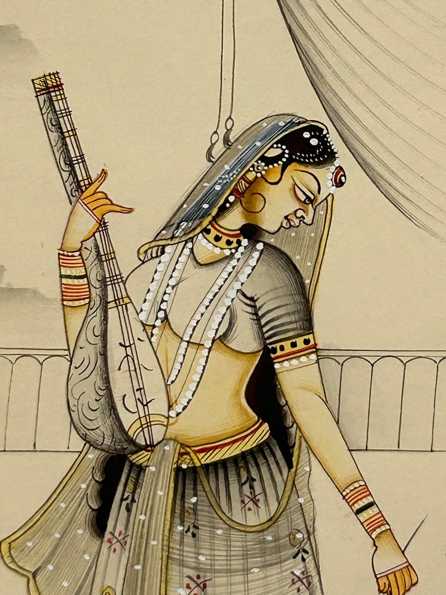 Mughal Style Nayikas or court Ladies