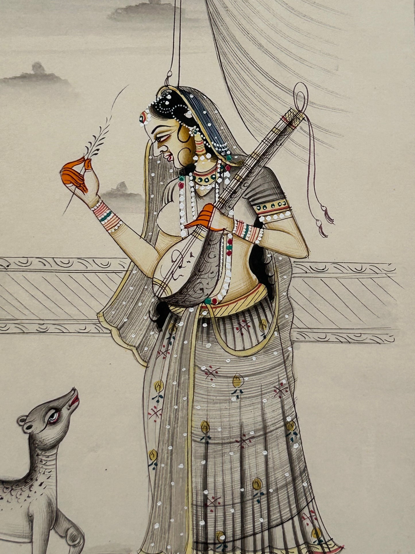 Mughal Style Nayikas or court Ladies