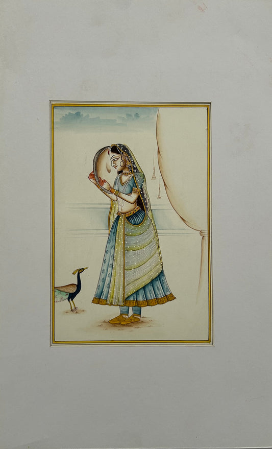 Mughal Style Nayikas or court Ladies