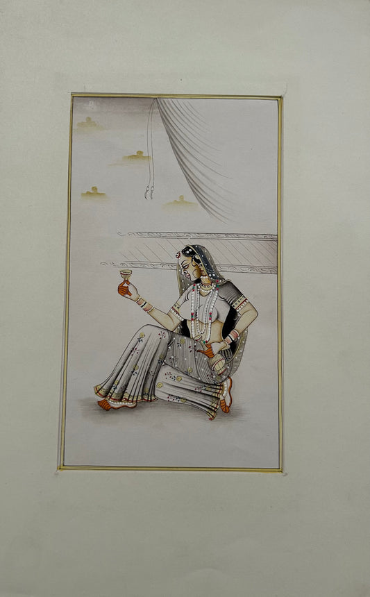 Mughal Style Nayikas or court Ladies