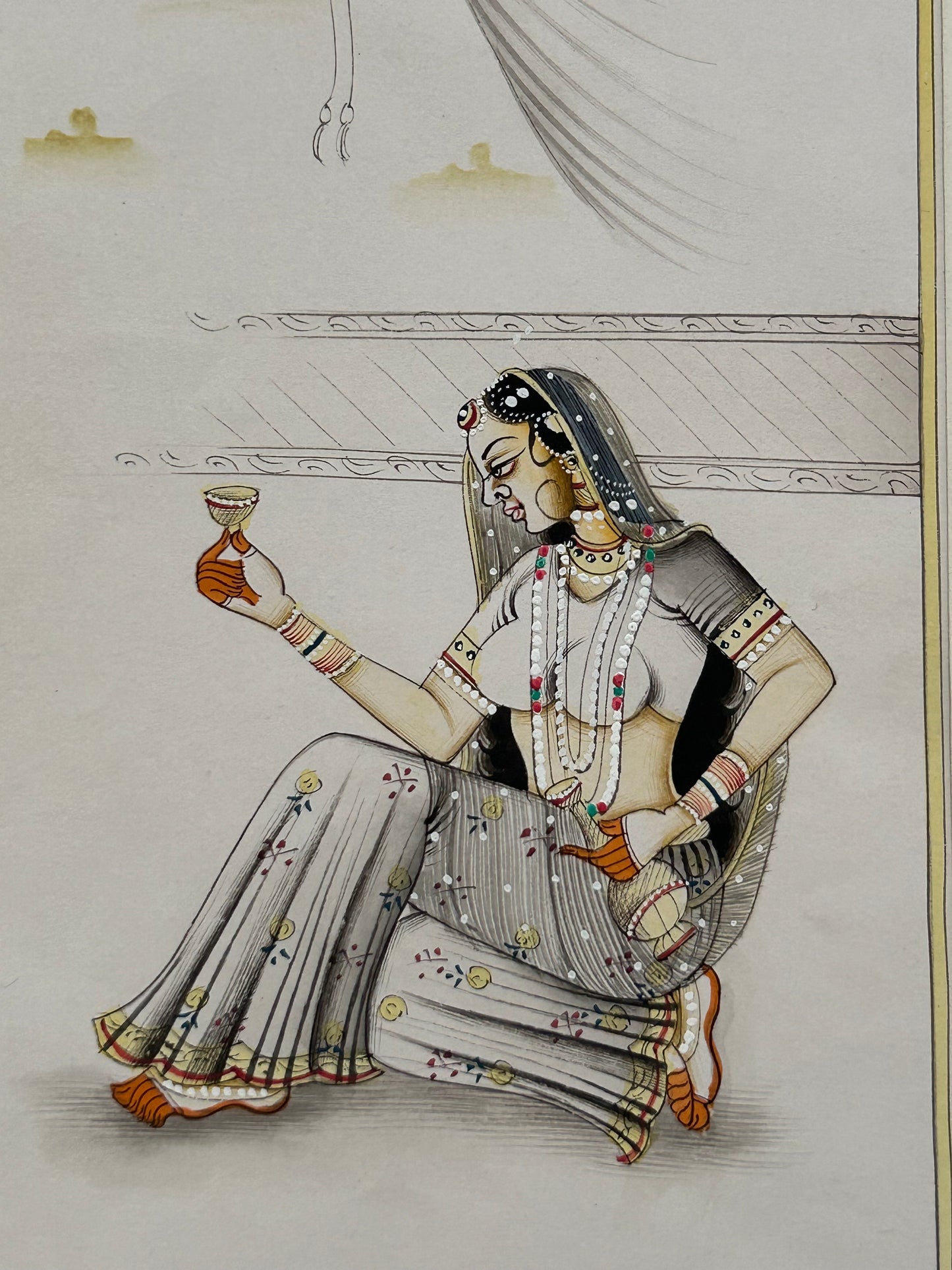 Mughal Style Nayikas or court Ladies