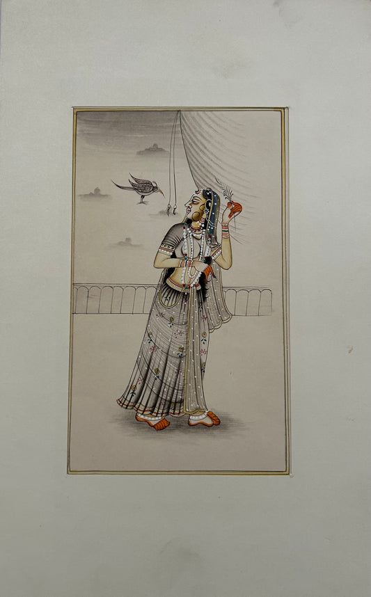 Mughal Style Nayikas or court Ladies