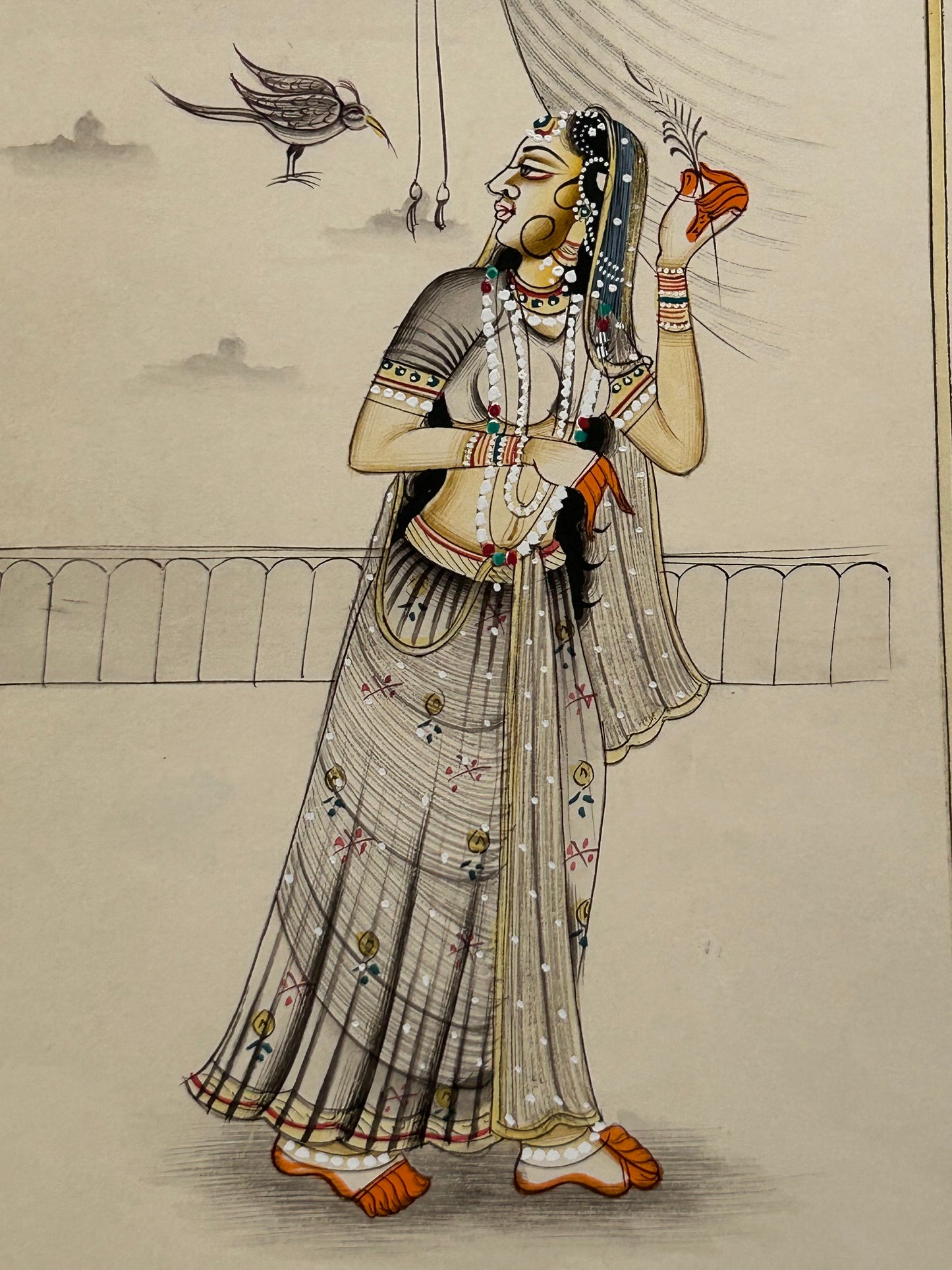 Mughal Style Nayikas or court Ladies