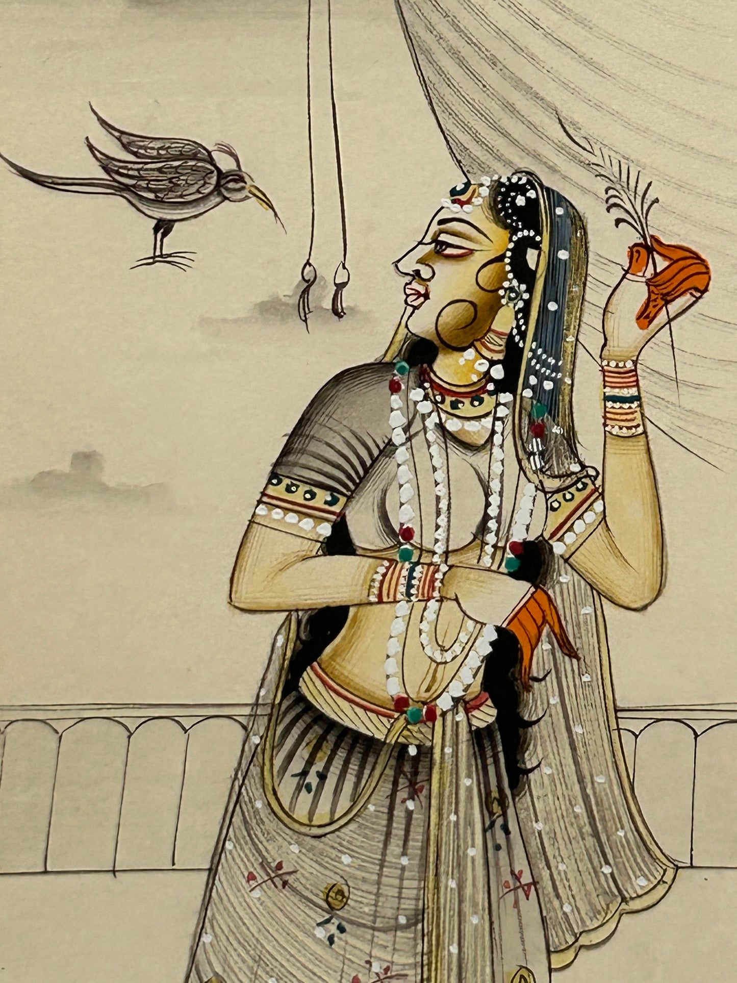 Mughal Style Nayikas or court Ladies