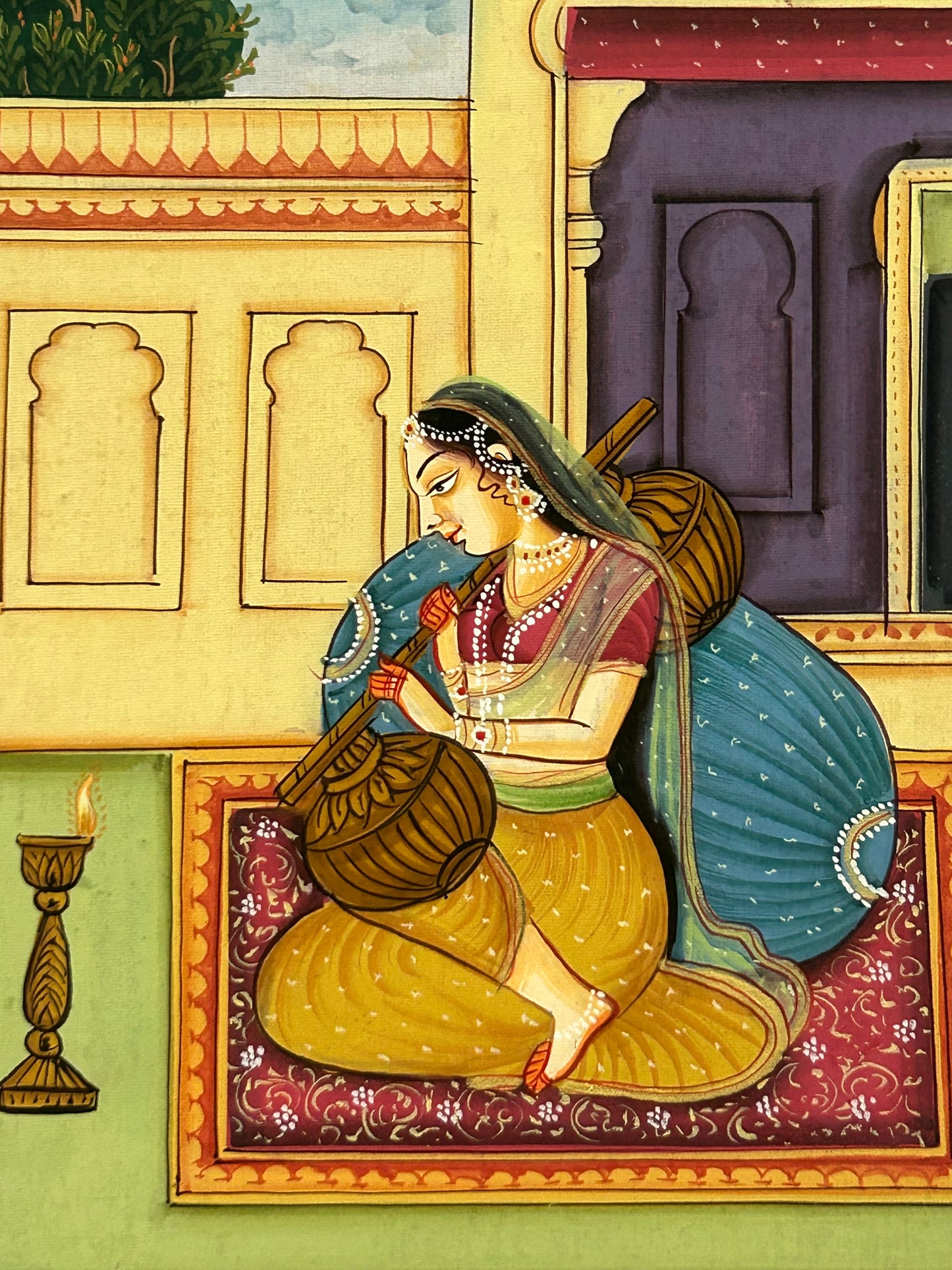 Mughal Style Nayikas or court Ladies
