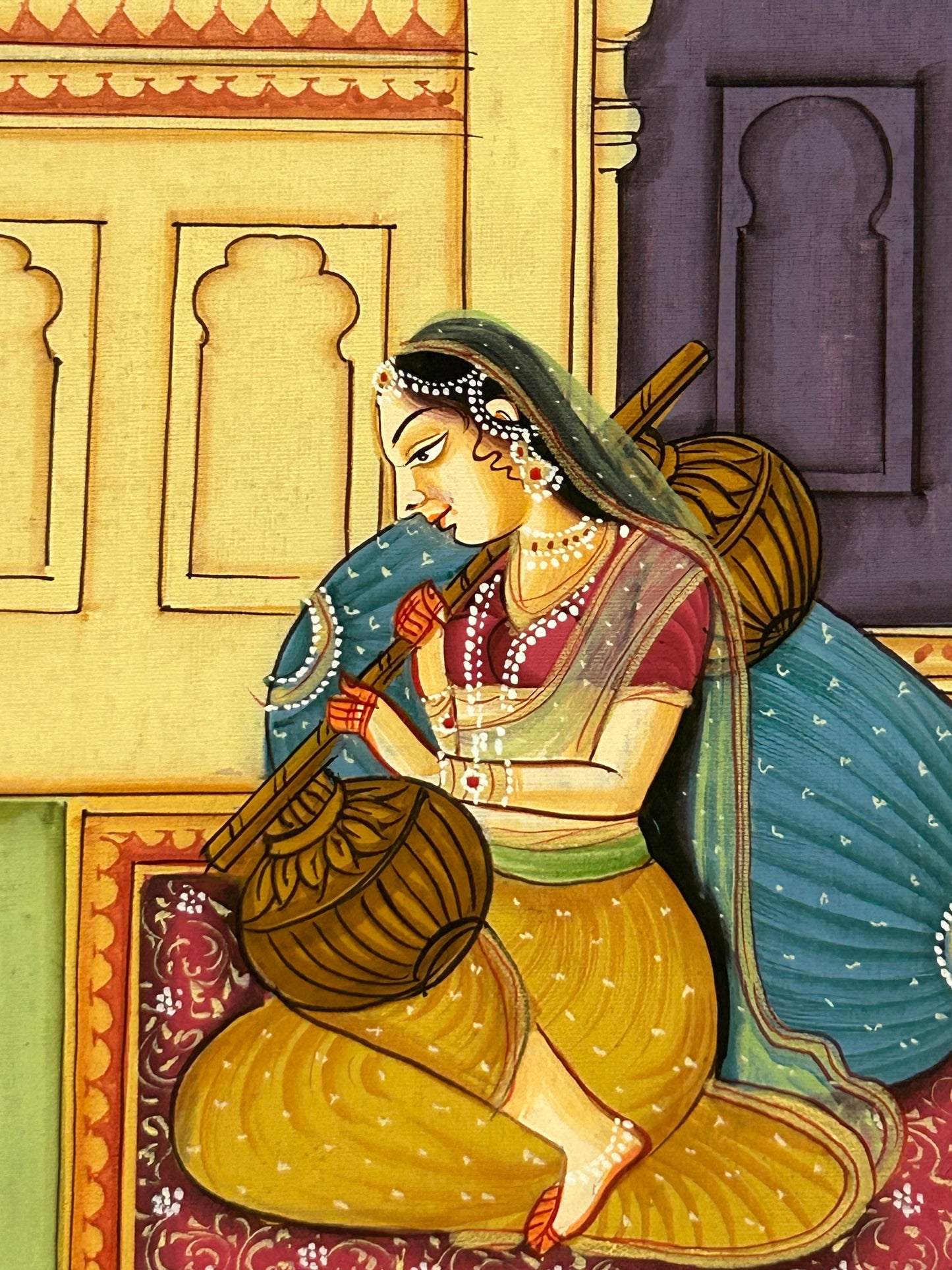 Mughal Style Nayikas or court Ladies