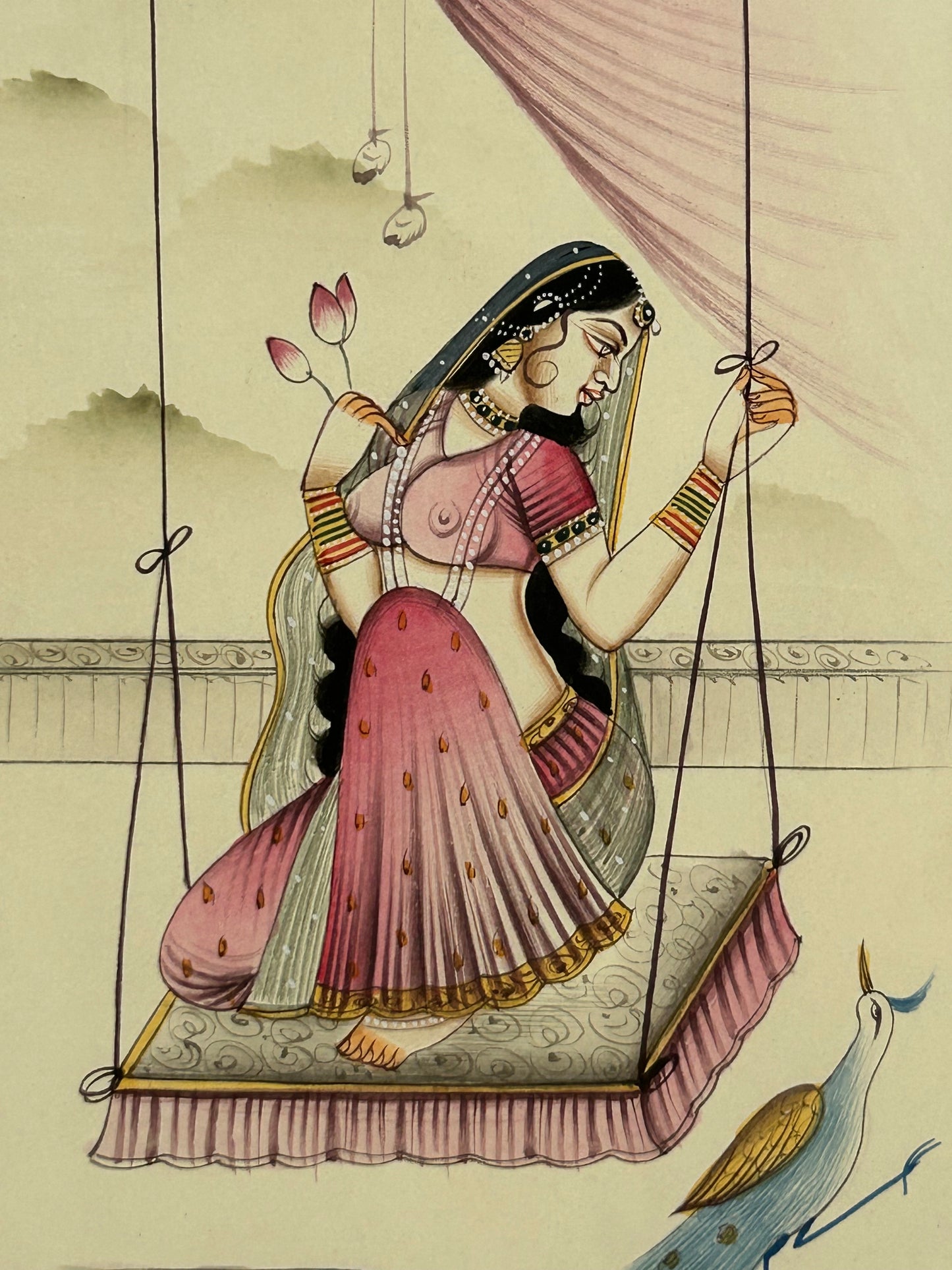 Mughal Style Nayikas or court Ladies