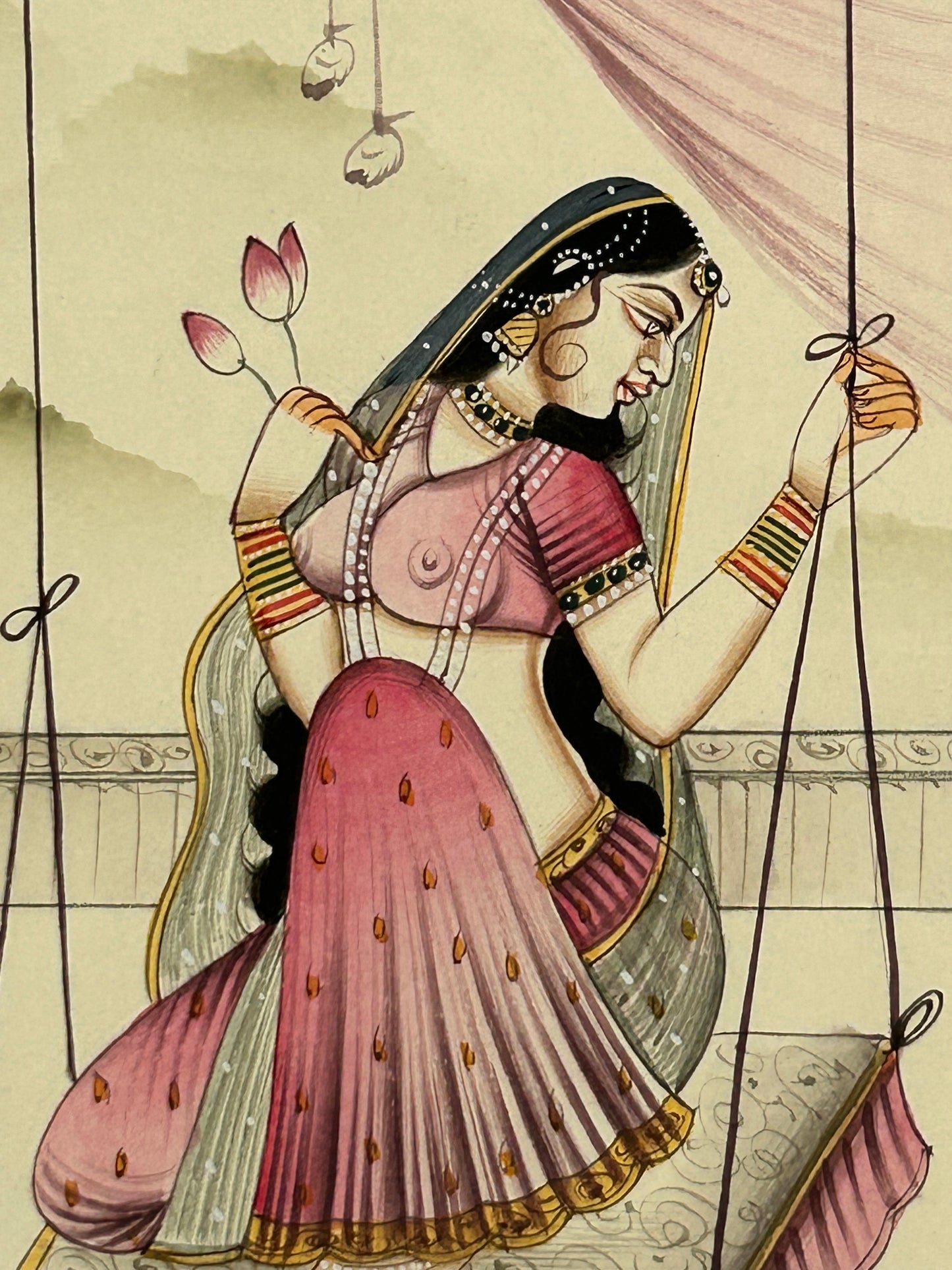 Mughal Style Nayikas or court Ladies