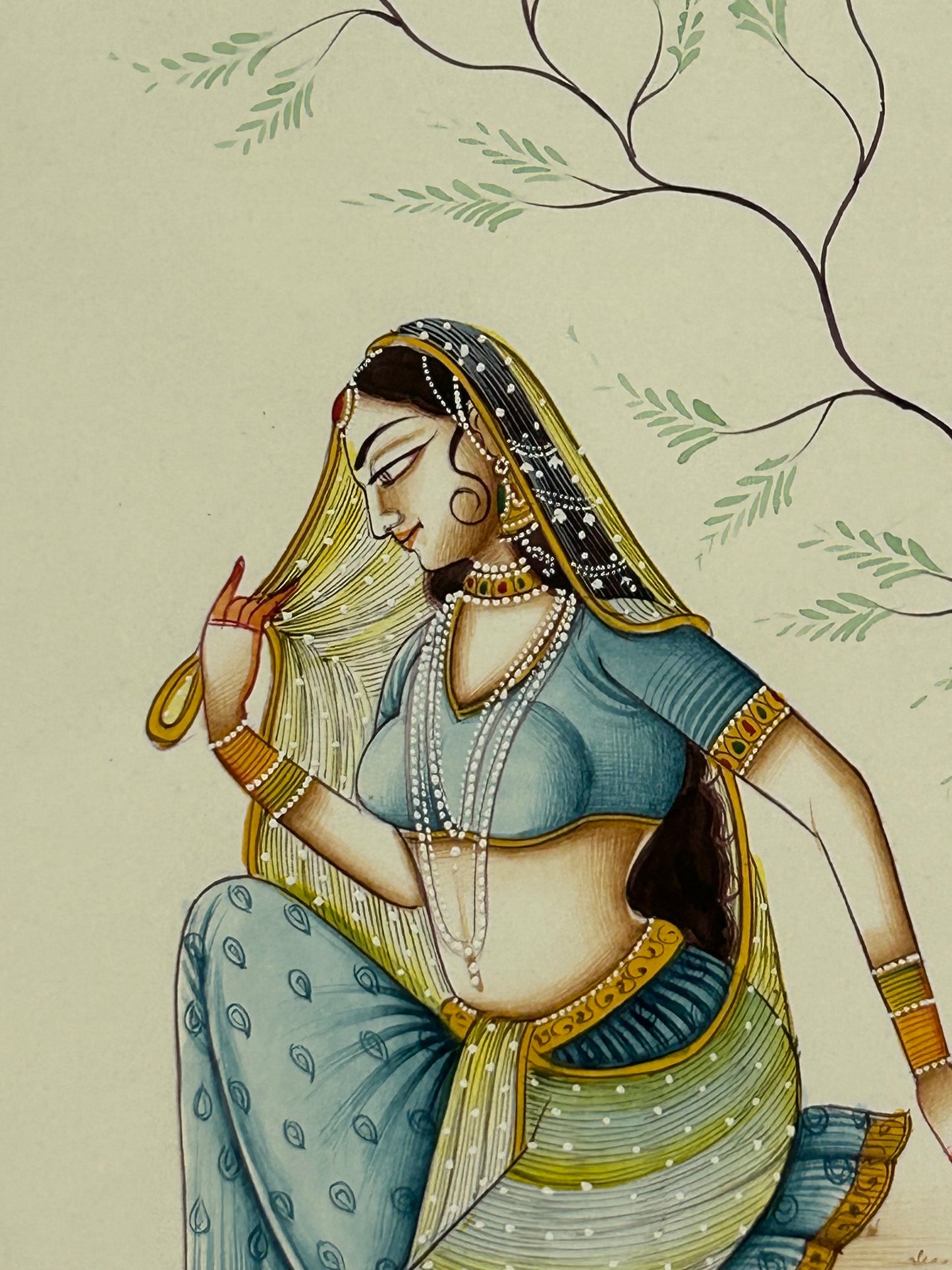 Mughal Style Nayikas or court Ladies
