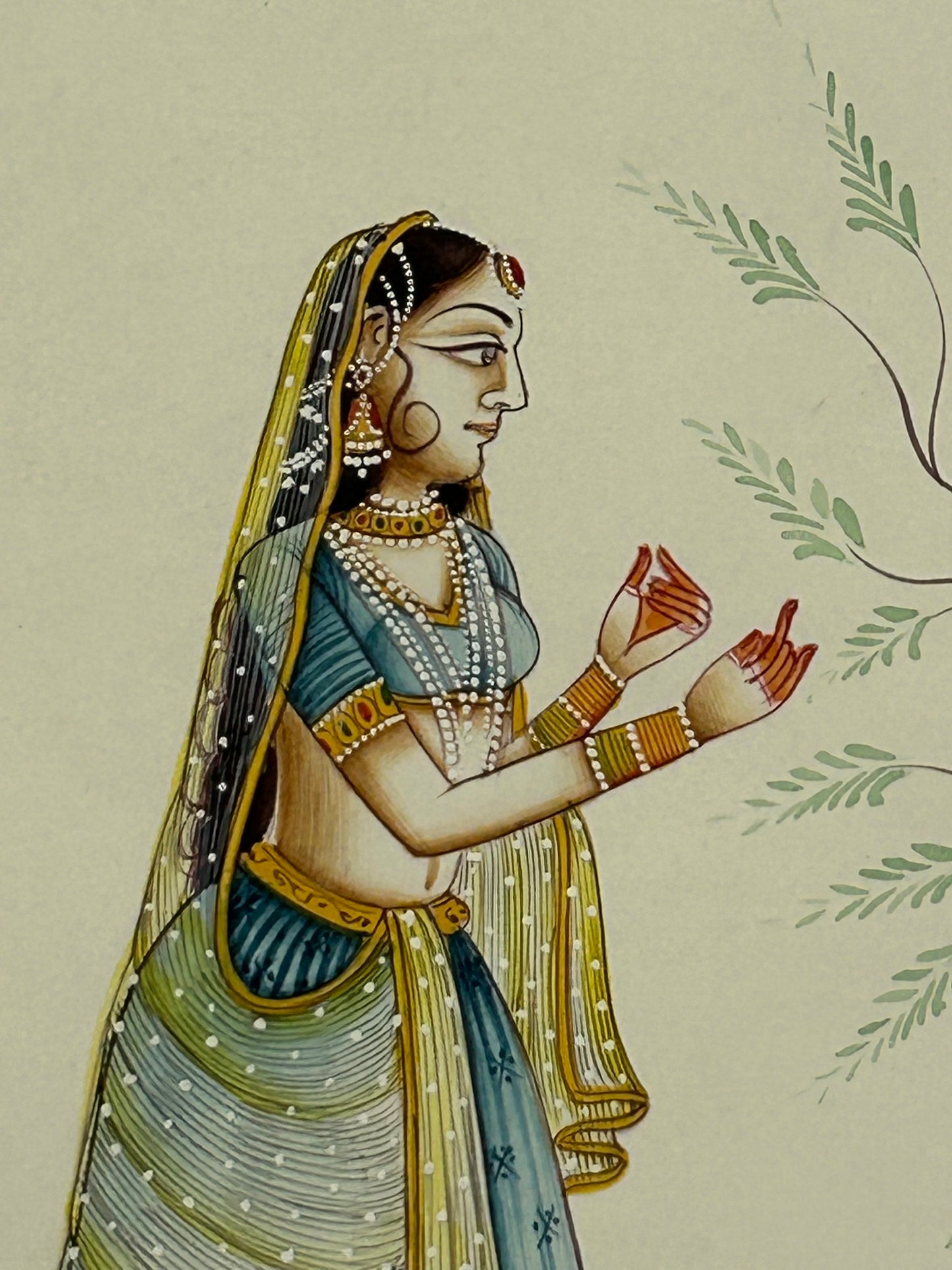 Mughal Style Nayikas or court Ladies