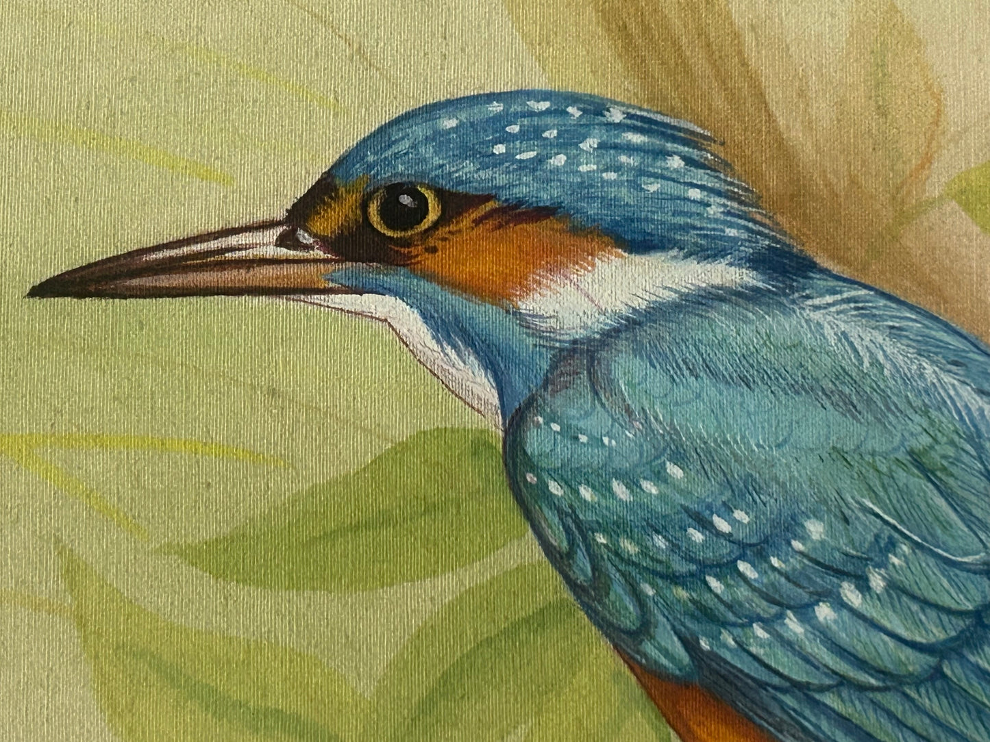 Traditional Indian bird miniature painting