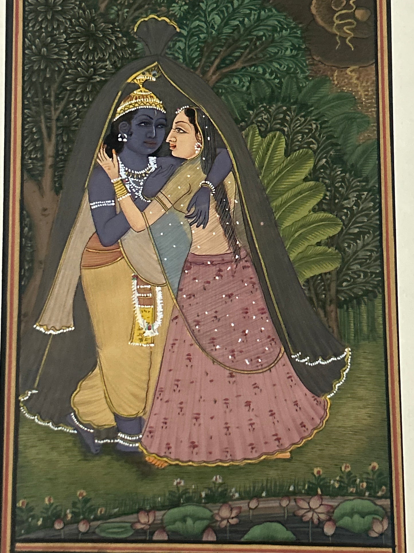 Krishna Miniature paintings with description
