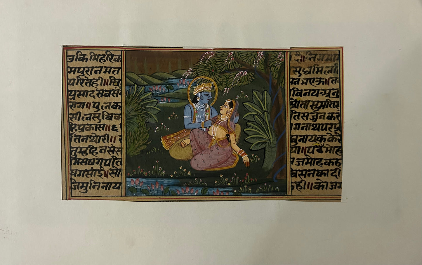 Krishna Miniature paintings with description