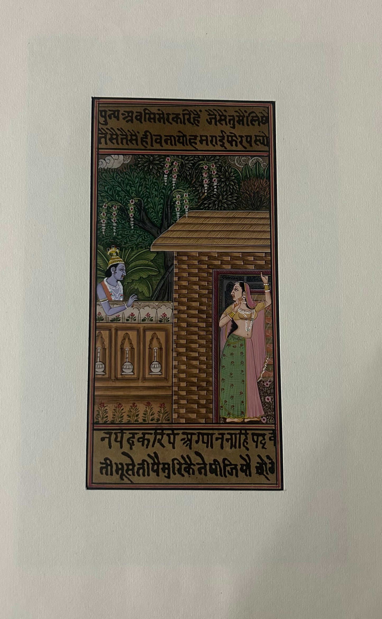 Krishna Miniature paintings with description