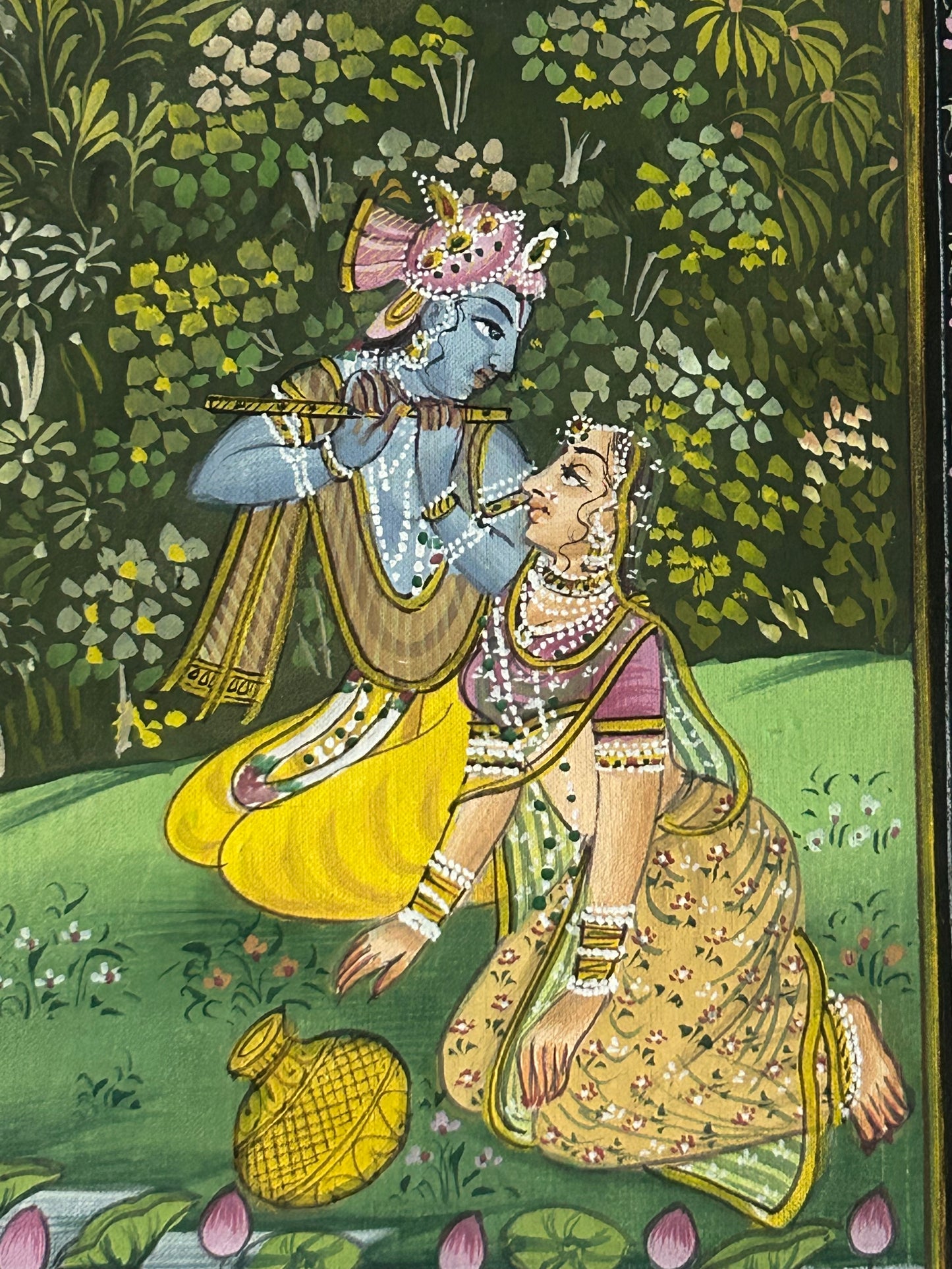 Krishna Indian Miniature Painting
