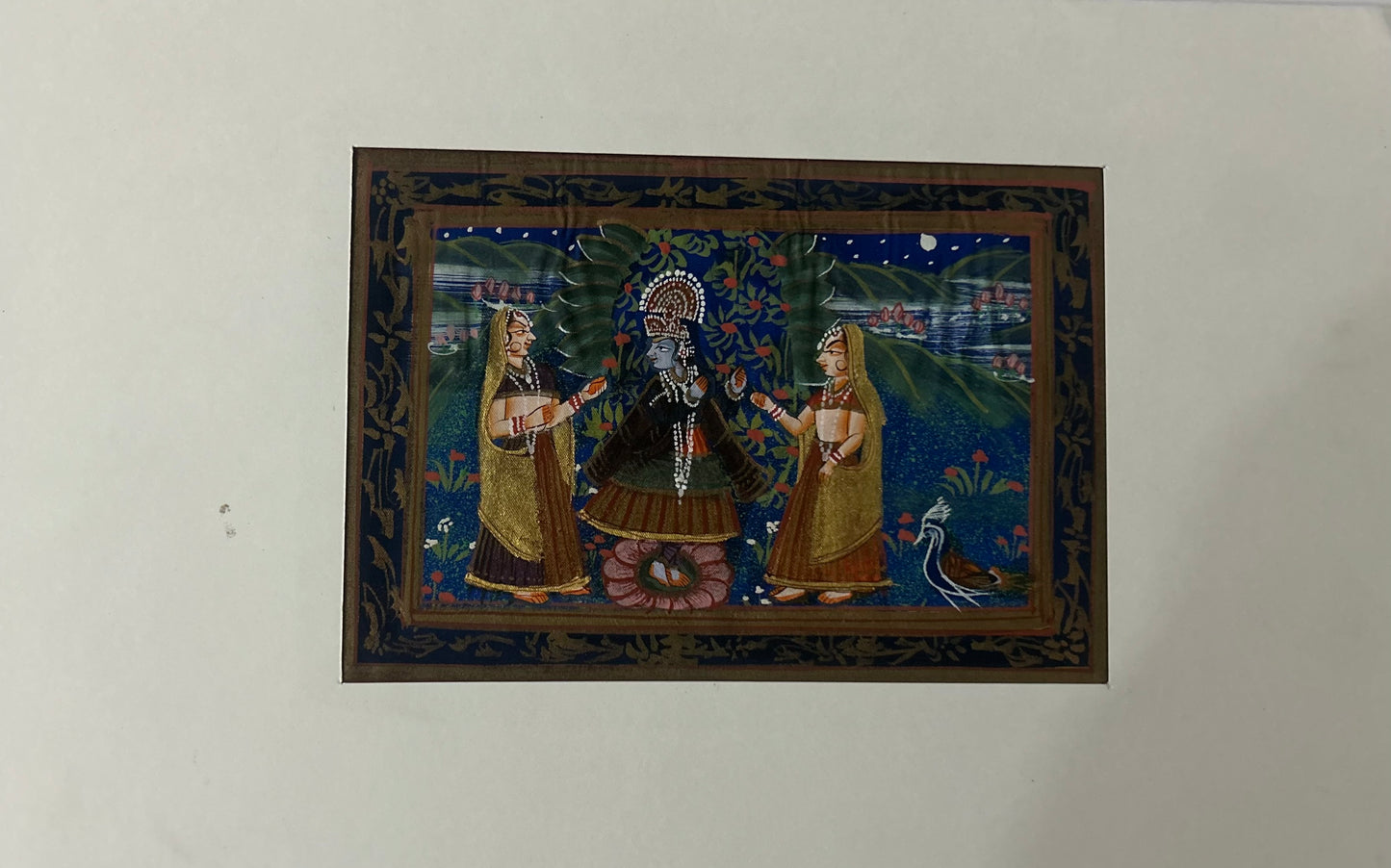 Krishna Indian Miniature Painting