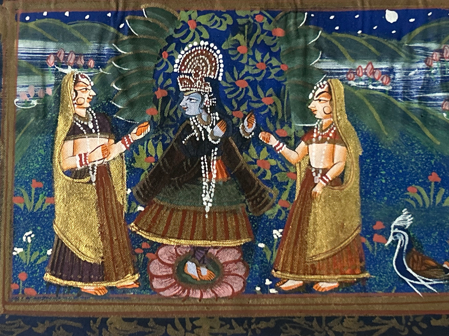 Krishna Indian Miniature Painting