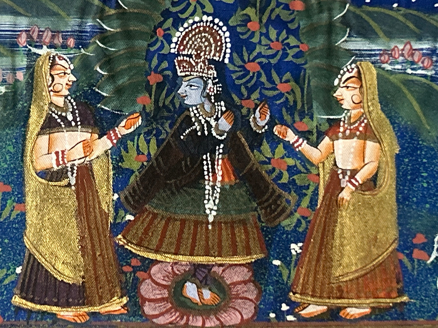 Krishna Indian Miniature Painting