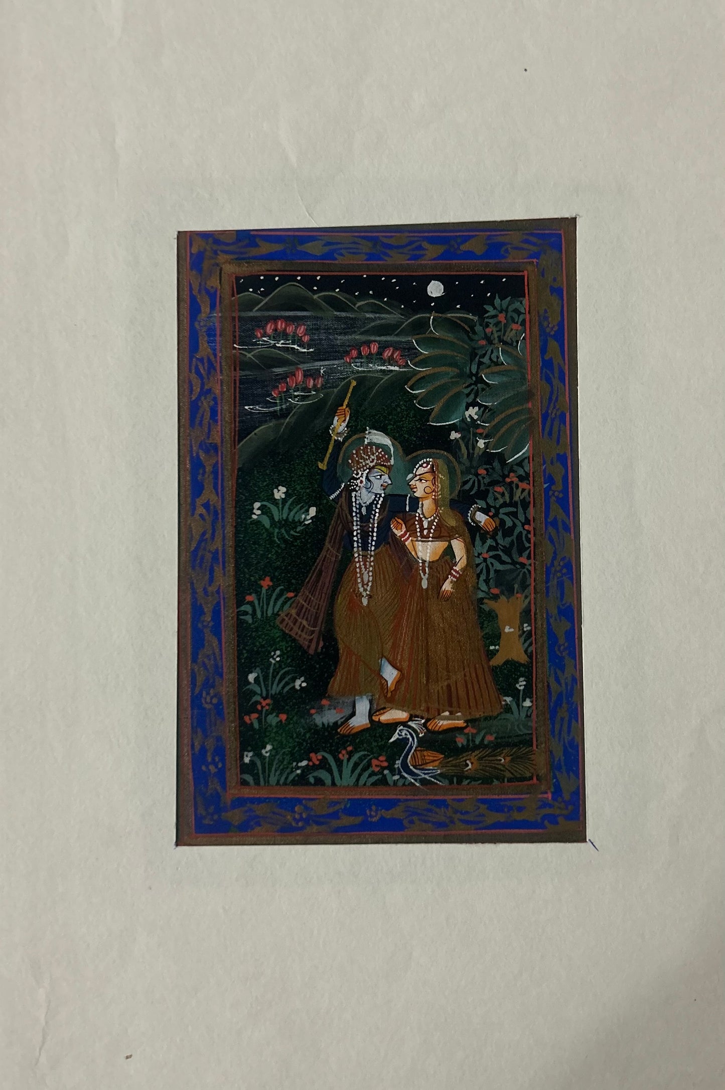Krishna Indian Miniature Painting
