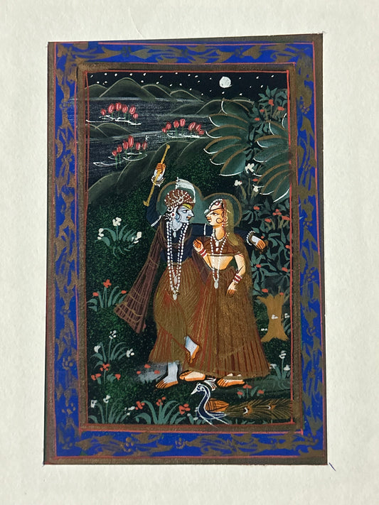 Krishna Indian Miniature Painting