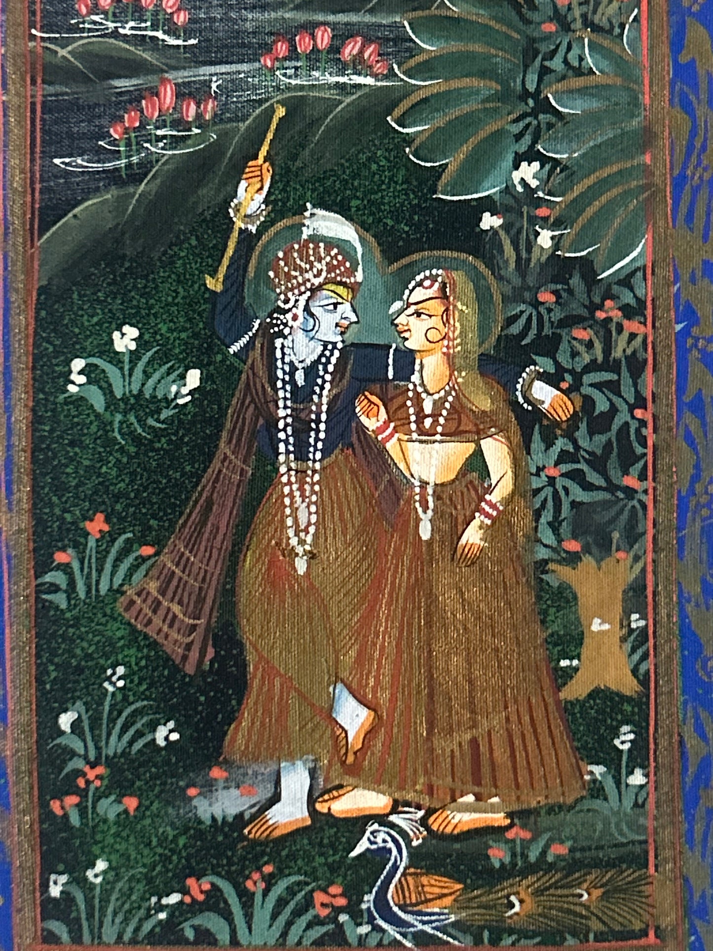 Krishna Indian Miniature Painting
