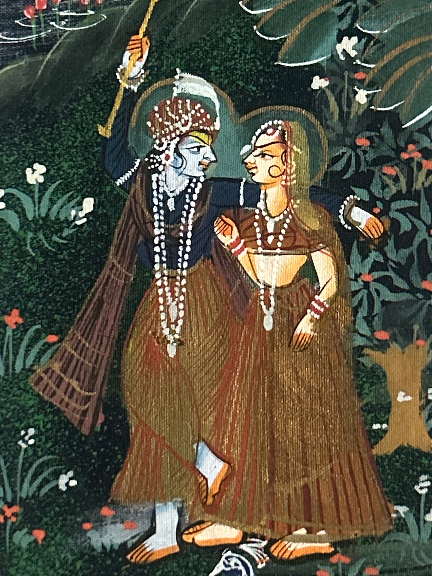 Krishna Indian Miniature Painting