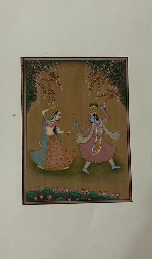 Krishna Indian Miniature Painting