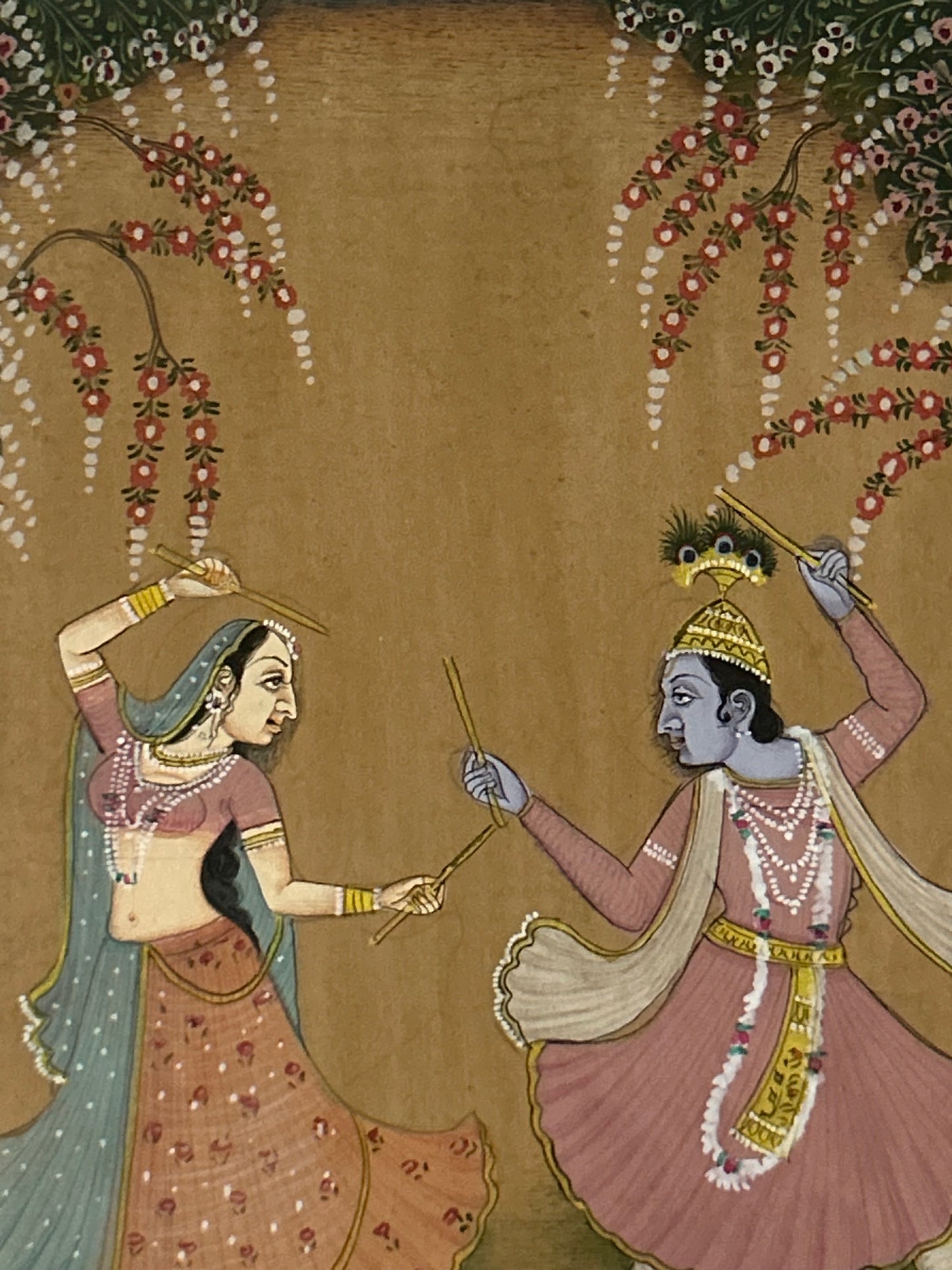 Krishna Indian Miniature Painting