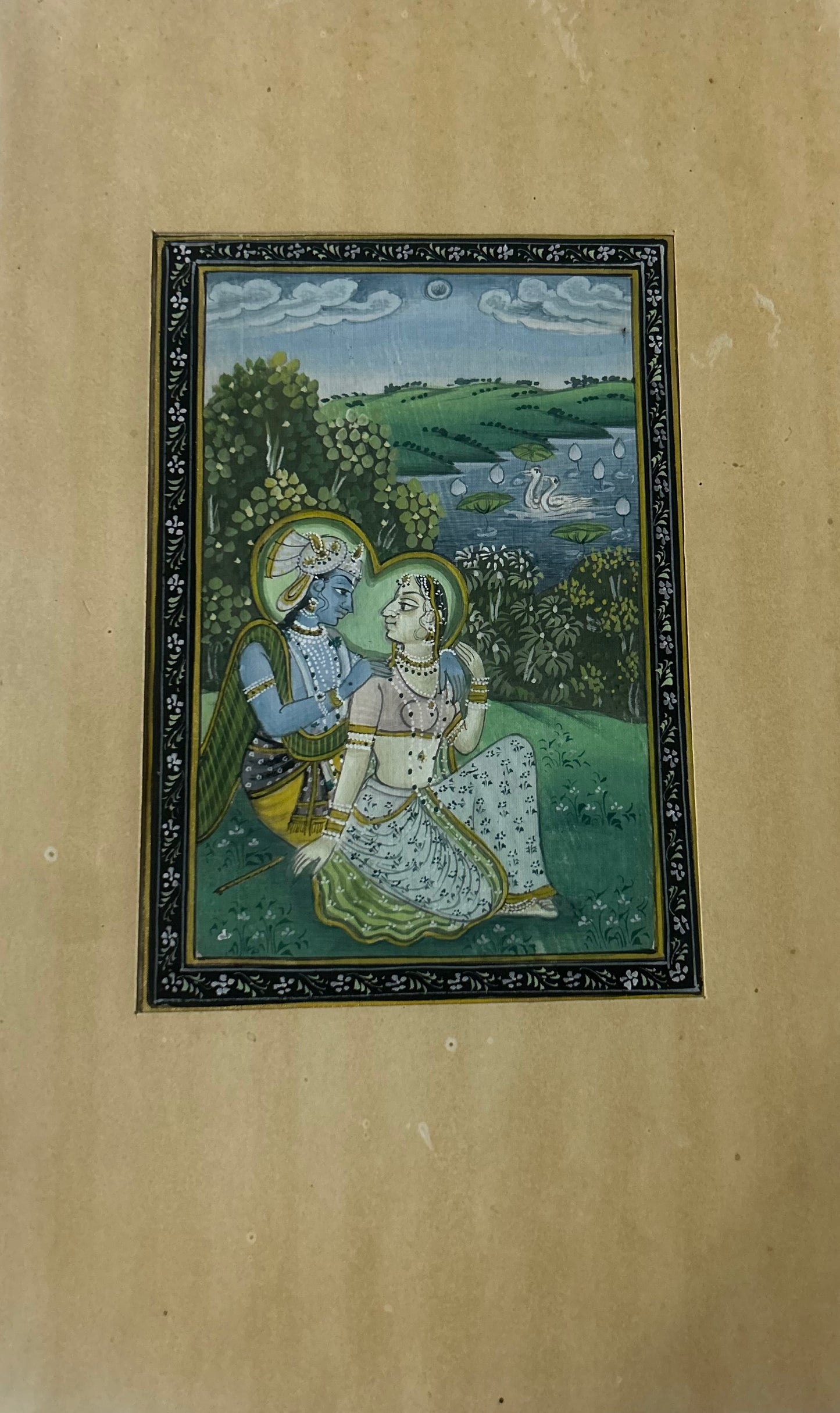 Krishna Indian Miniature Painting