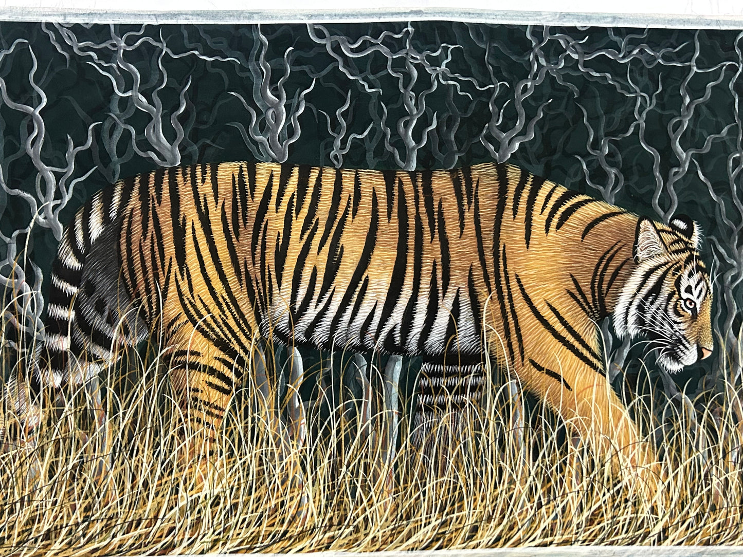 Tiger Portrait Pichwai Painting 1