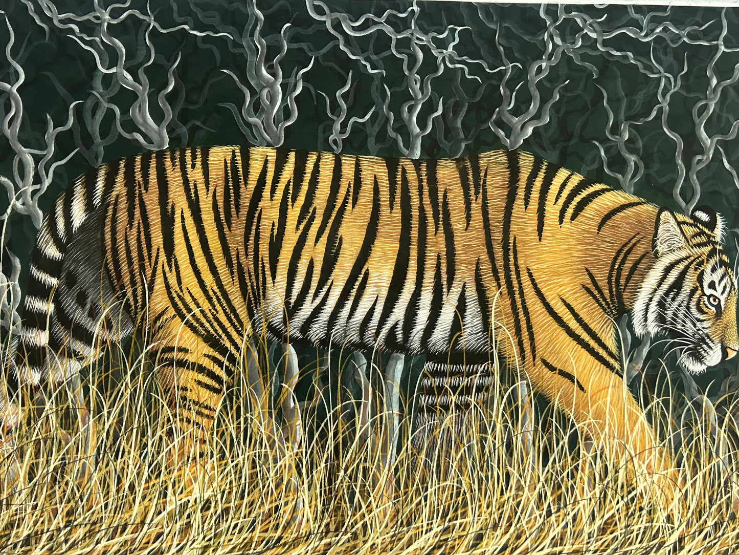 Tiger Portrait Pichwai Painting 1