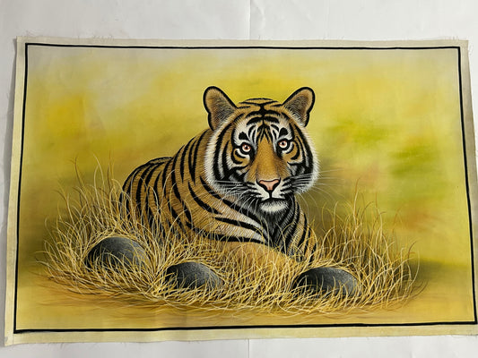 Tiger Portrait Pichwai Painting 2