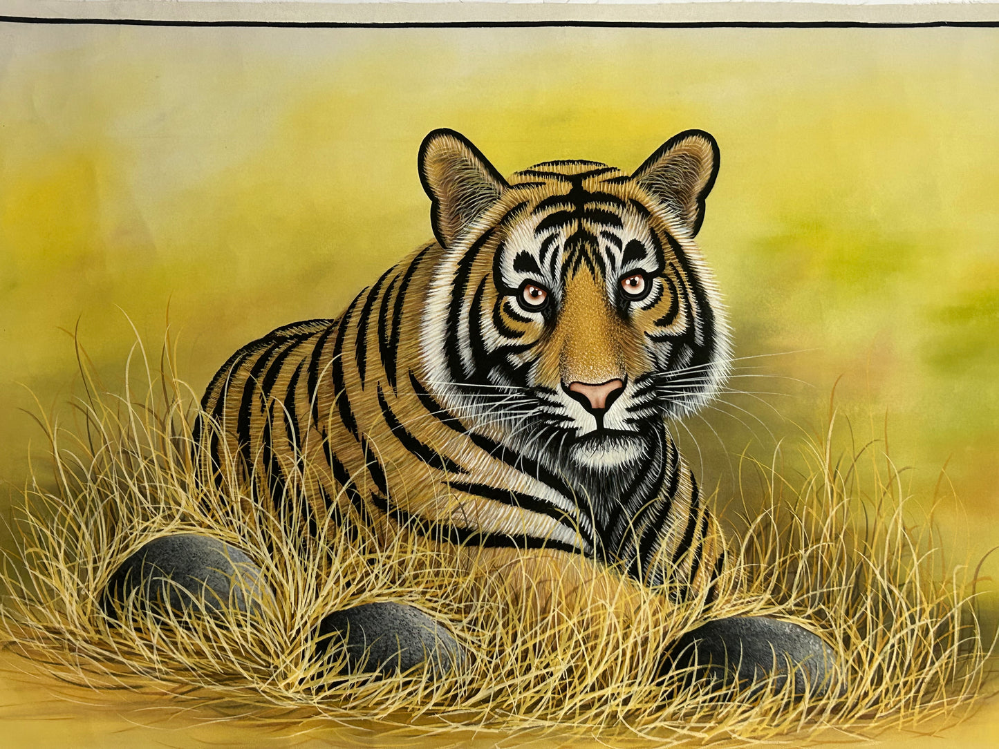 Tiger Portrait Pichwai Painting 2