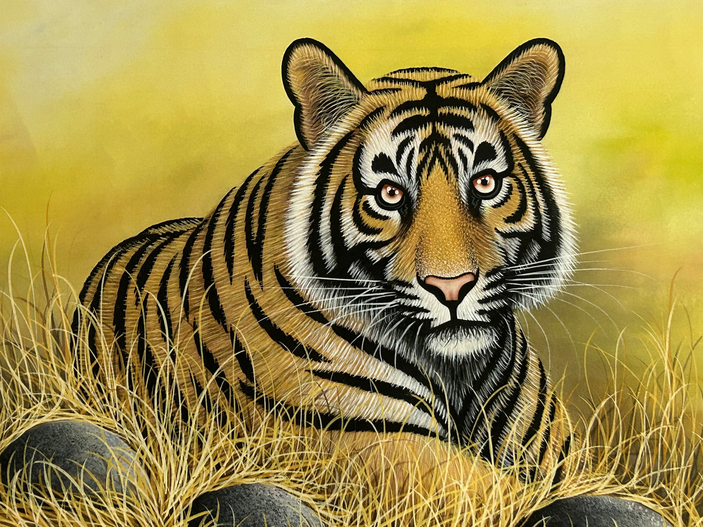 Tiger Portrait Pichwai Painting 2
